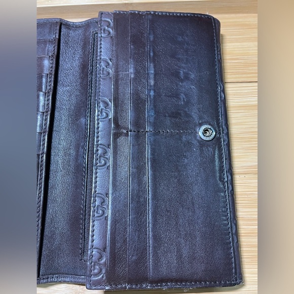 Gucci Long Wallet in brown Guccissima leather. - Picture 14 of 16